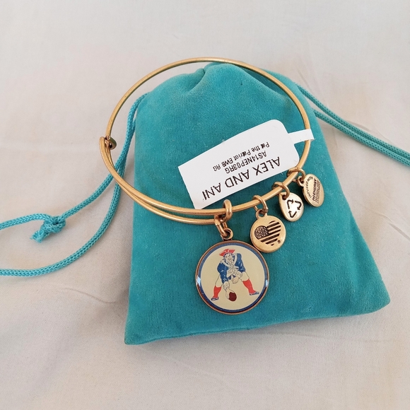 Alex and Ani PAT THE PATRIOT EXPANDABLE GOLD Bracelet New! - Picture 3 of 3
